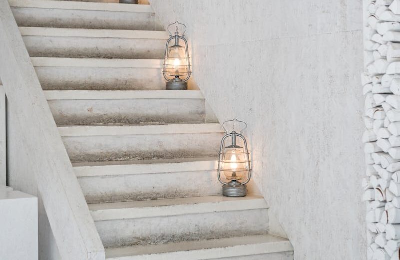 Candles on the Staircase